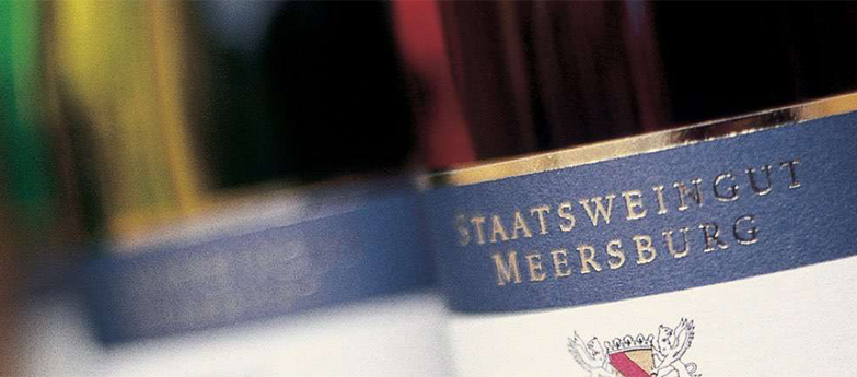 Flasche des Weingutes Meersburg